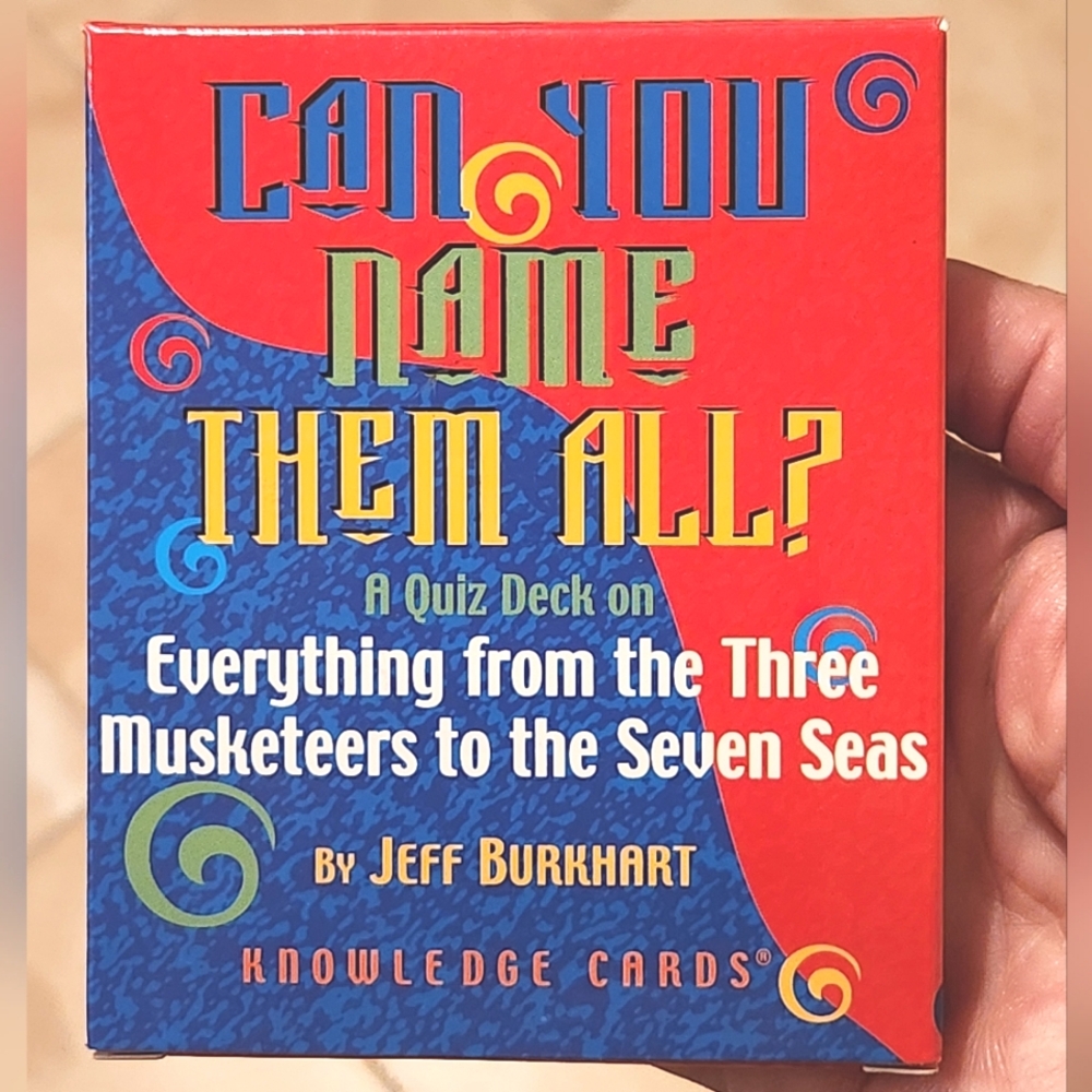 Can You Name Them All? Knowledge Cards